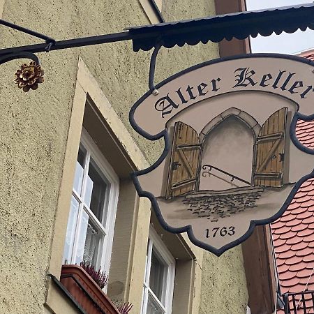 Hotel Gaestehaus Alter Keller Rothenburg ob der Tauber Exterior foto