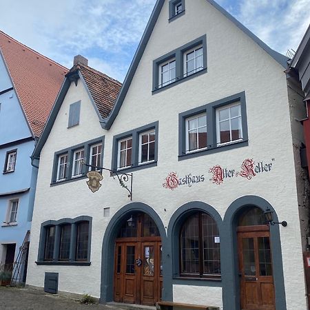 Hotel Gaestehaus Alter Keller Rothenburg ob der Tauber Exterior foto