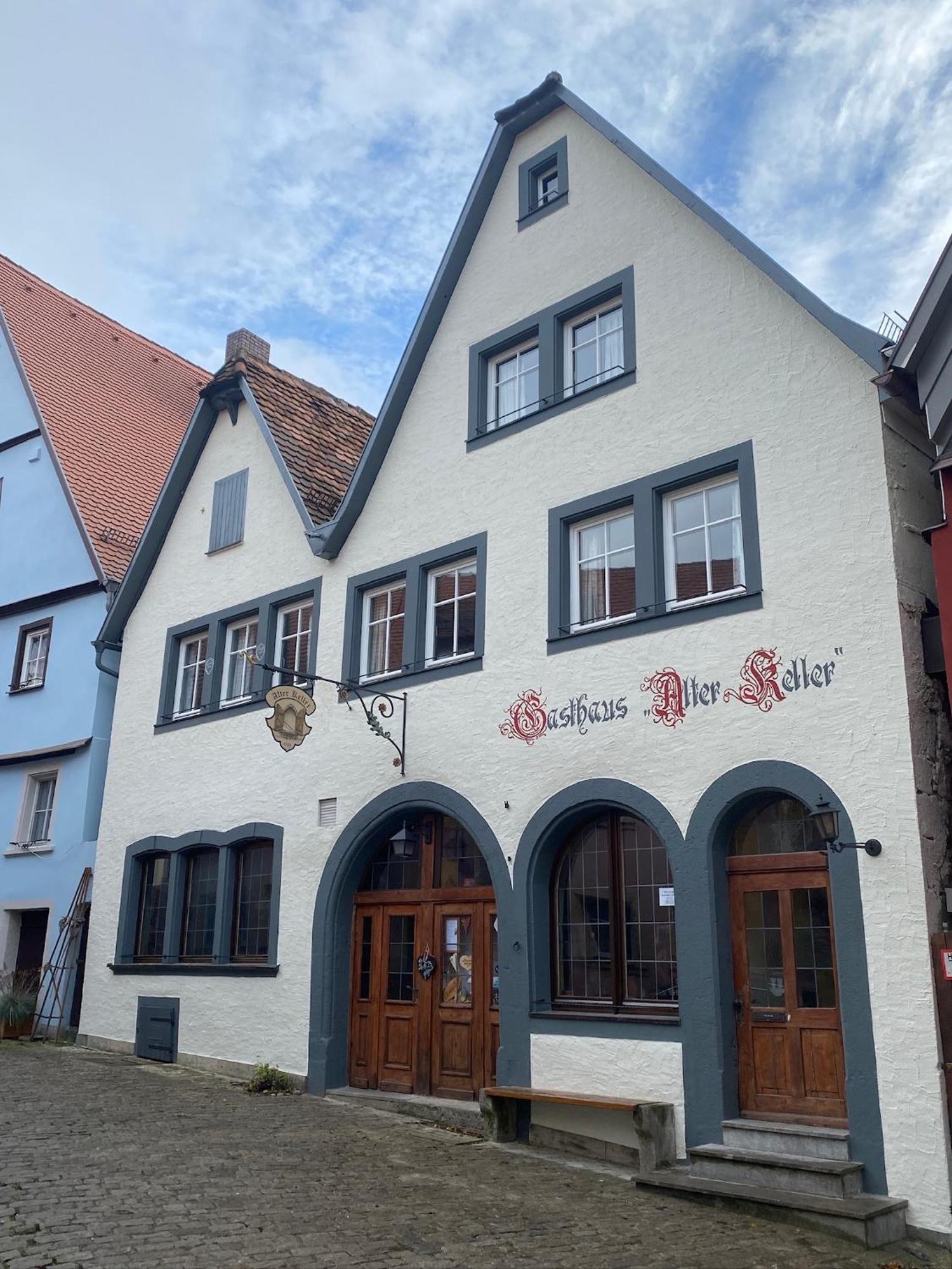 Hotel Gaestehaus Alter Keller Rothenburg ob der Tauber Exterior foto