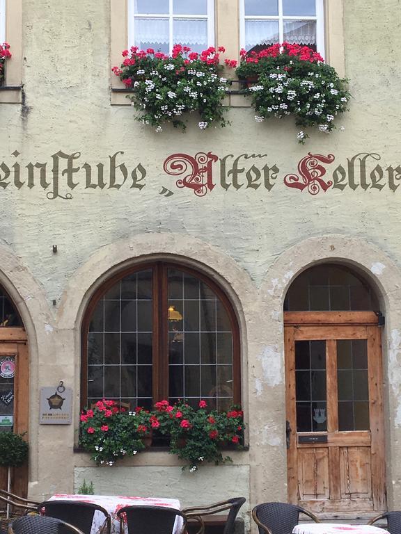 Hotel Gaestehaus Alter Keller Rothenburg ob der Tauber Exterior foto